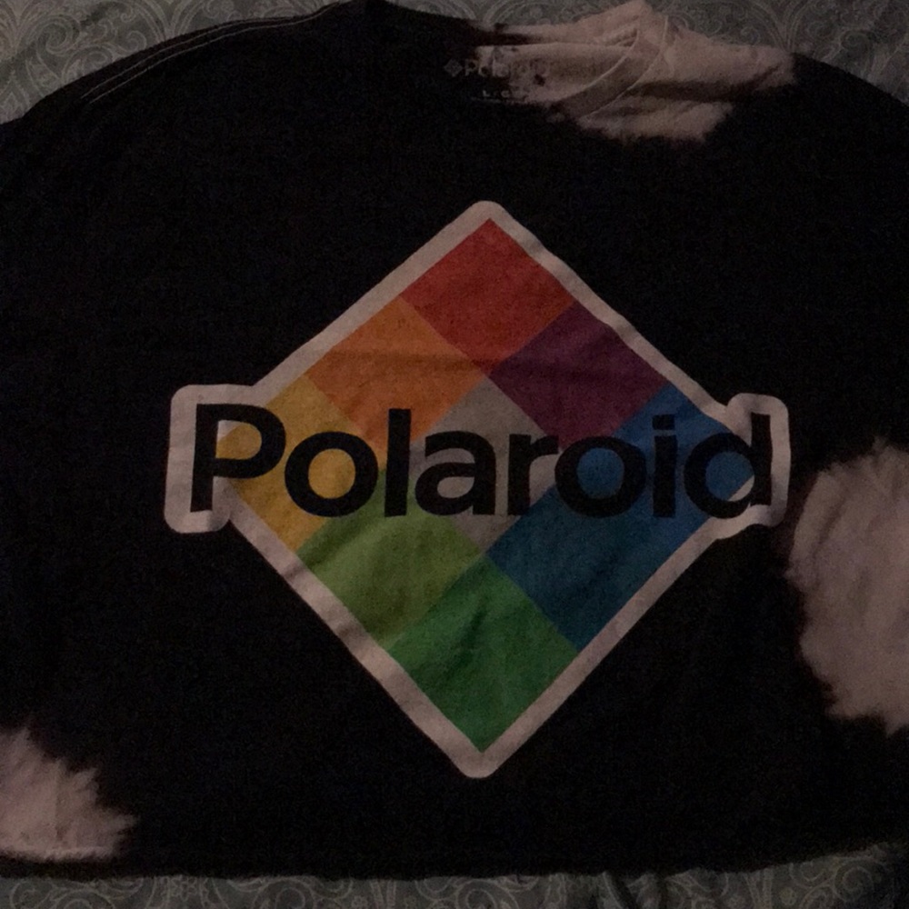 Polaroid crop top